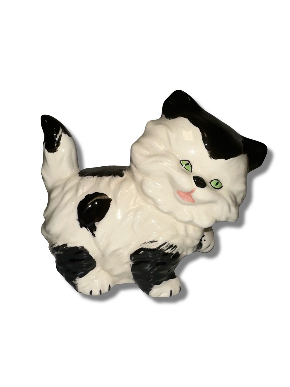 Vtg Ceramic Cat Figurine